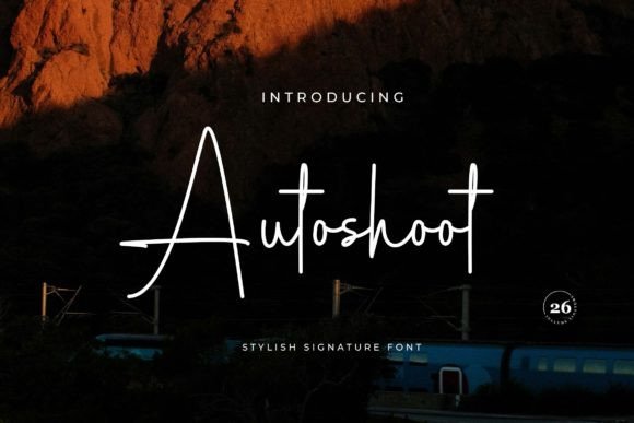 Autoshoot: A Stylish Script Font for Web Design