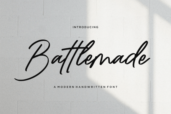 Battlemade Font: A Script Typeface That Elevates Campaign Design