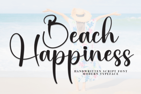 Beach Happiness Font for Elegant Branding