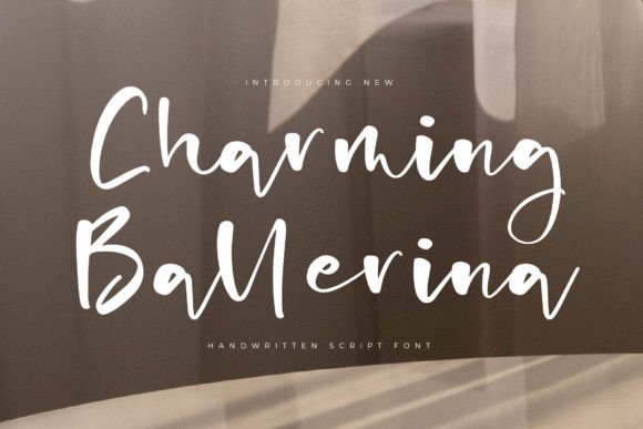 Charming Ballerina Font for Web Design
