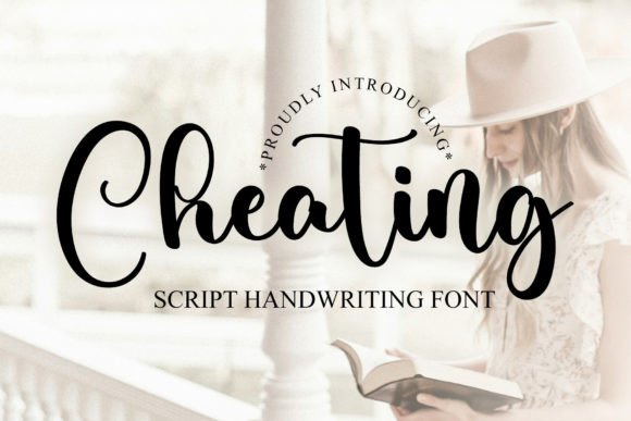 Cheating Font: Elegant Script for Campaigns