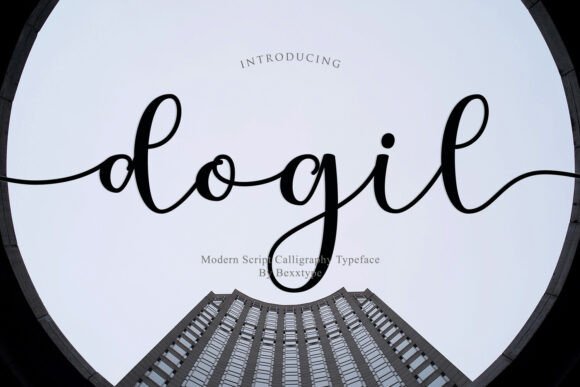 Dogil: A Script Font for Business Branding