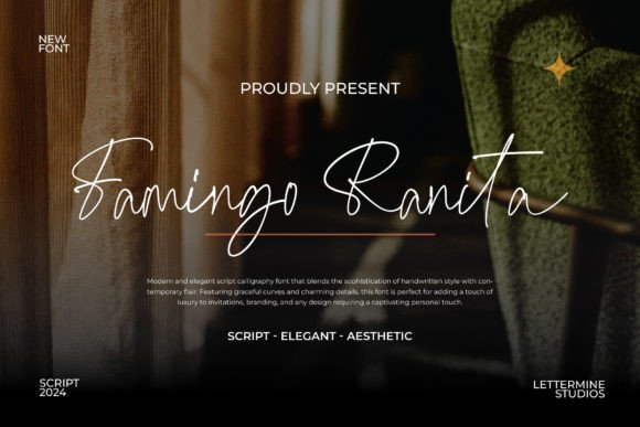 Famingo Ranita: The Script Font That Elevates Your Campaign Design