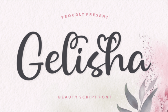Gelisha: A Script Font with Personality for Real-World Design