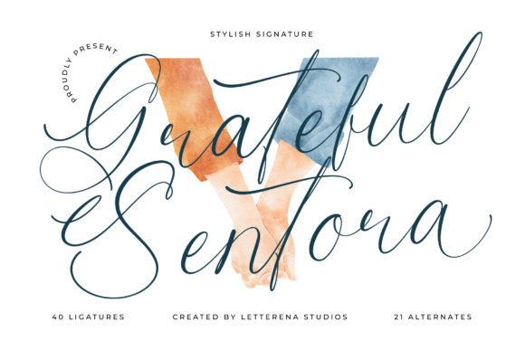 Grateful Sentora Font for Web Design