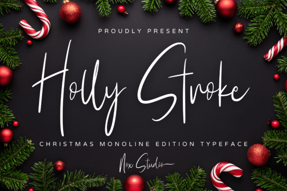 Holly Stroke: A Script Font for Creative Projects