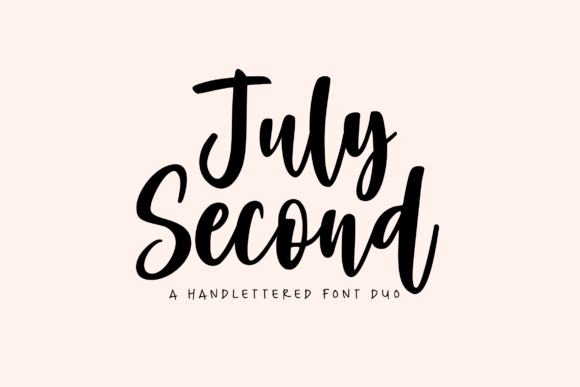 July Second: A Handwritten Script Font That Brings Personality to Branding