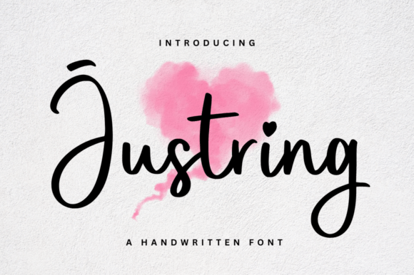 Justring: A Warm Script Font