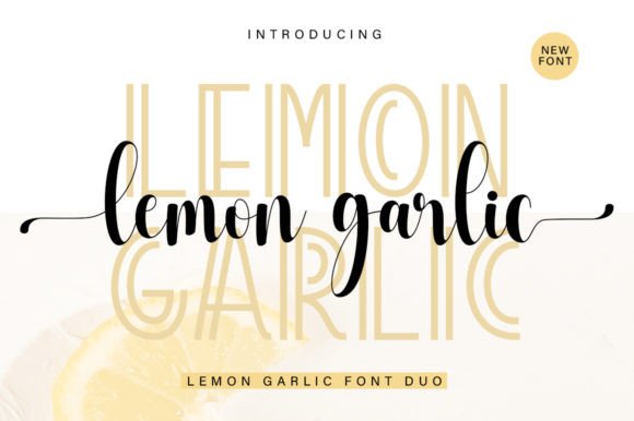 Lemon Garlic Duo Font Review
