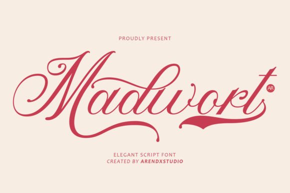 Madwort Font: A Stylish Script for Creative Makers