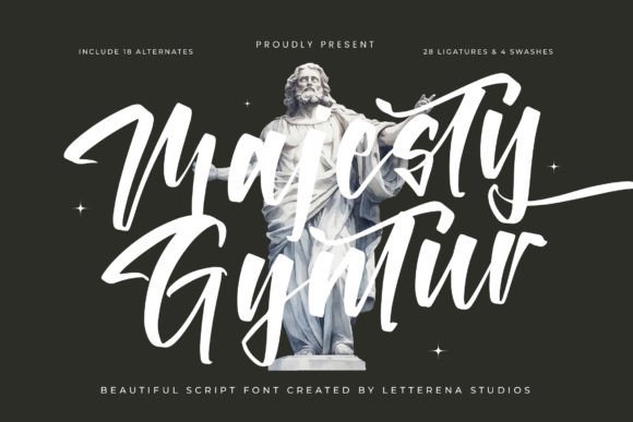 Majesty Gyntur: A Script Font for Elegant Typography