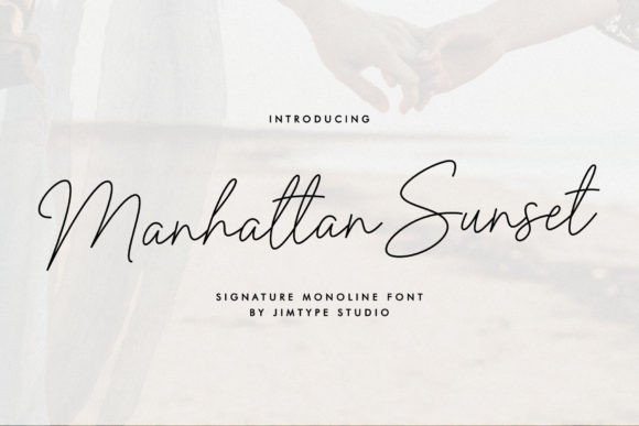 Manhattan Sunset Font for Bold Branding
