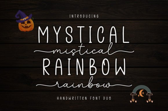 Mystical Rainbow Duo: A Versatile Typeface for Creative Branding