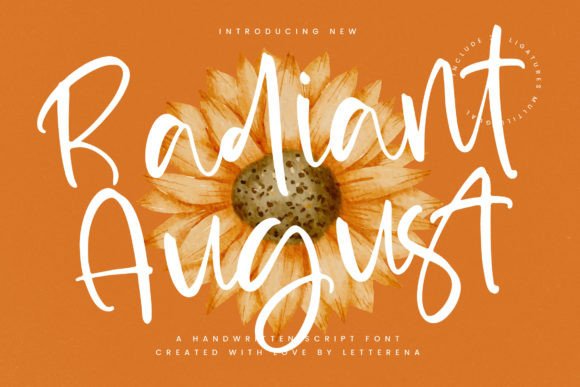 Radiant August Font for Creative Projects