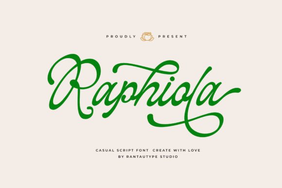 Raphiola: A Stylish Script Font