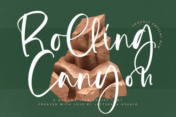 Rolling Canyon Font for Web Design