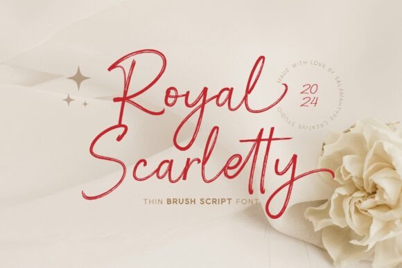 Royal Scarletty: A Script Font for Elegant Design