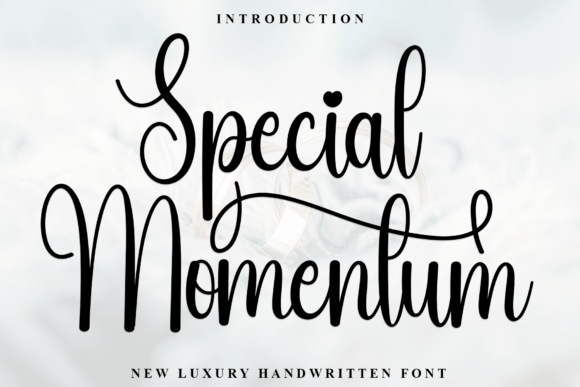 Special Momentum: A Script Font for Impact