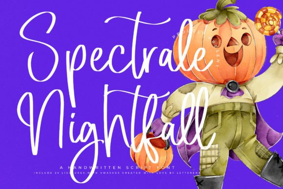 Spectrale Nightfall: A Luxe Script Font