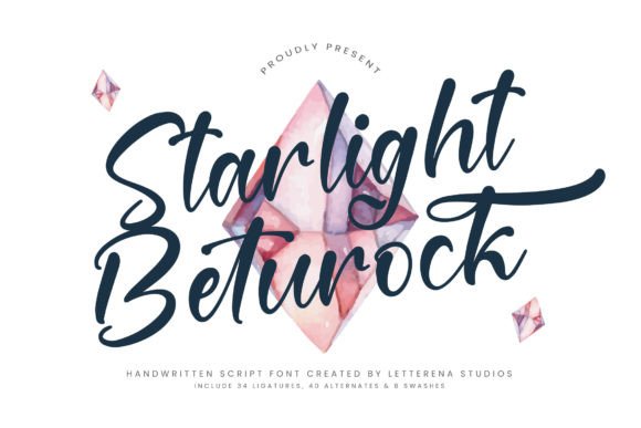 Starlight Beturock Font Review: A Luxurious Script for Creative Branding