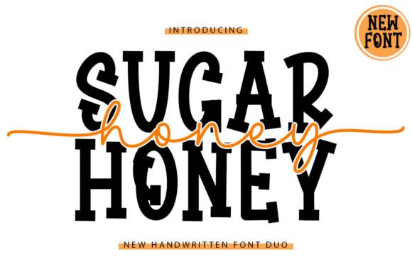 Sugar Honey Duo Font for Web Design