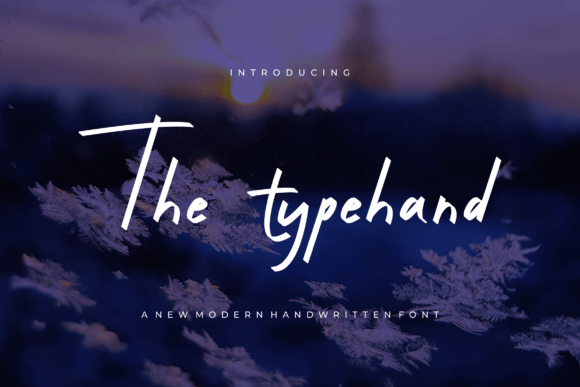 The Typehand: A Script Font That Elevates Creativity