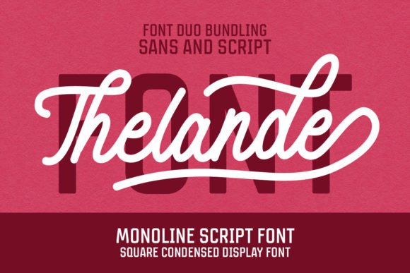 Thelande: Elegant Script Font