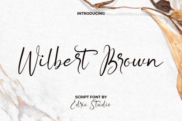 Wilbert Brown Font: A Handwritten Touch